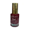 Red nail polish bottle with golden cap, specially designed for nail art painting, fashionable color display, long-lasting and no fading Item Picture